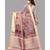 Peach Banarasi Organza Saree With Blouse