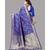 Royalblue Banarasi Soft silk Saree With Blouse