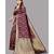 Wine Banarasi Soft silk Saree With Blouse
