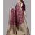Wine Banarasi Soft silk Saree With Blouse