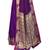 Purple Jari Border Pure Silk Saree With Blouse