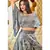 Sequin lehenga with contemporary fit with blend of ethnicity