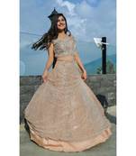 Sparkling lehenga with handwork off shoulder blouse