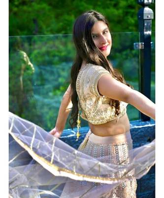 Ethnic pink lehenga 2
