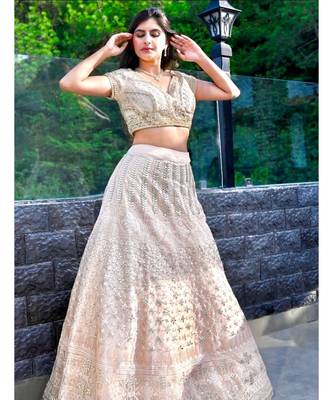 Ethnic pink lehenga 1