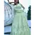 Designer embroidered pastel lehenga