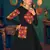 Black embroidered georgette EVENING LONG GOWN