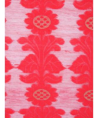 Pinkloom Women'S White Hand Woven Jamdani-Sarees Without Blouse 4
