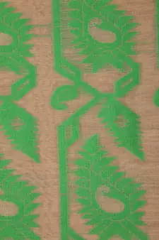 Pinkloom Women'S Beige Hand Woven Jamdani-Sarees Without Blouse