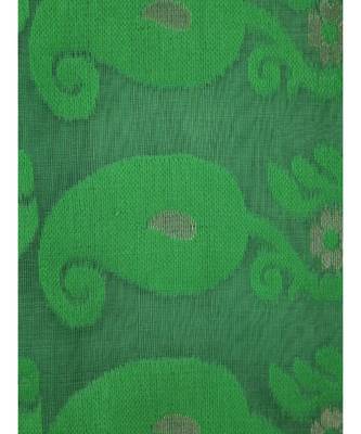 Pinkloom Women'S Green Hand Woven Jamdani-Sarees Without Blouse 4