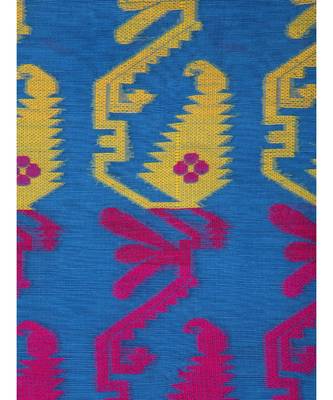 Pinkloom Women'S Blue Hand Woven Jamdani-Sarees Without Blouse 4
