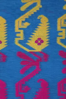 Pinkloom Women'S Blue Hand Woven Jamdani-Sarees Without Blouse