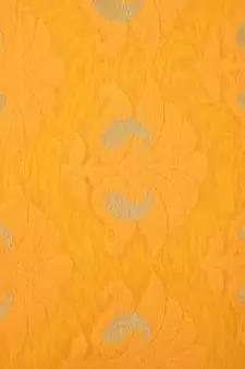 Pinkloom Women'S Yellow Hand Woven Jamdani-Sarees Without Blouse