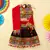 Banjara India Kutchi Emboidered Yellow Girls Chaniya Choli with Dupatta (CC DROP) - BLACK