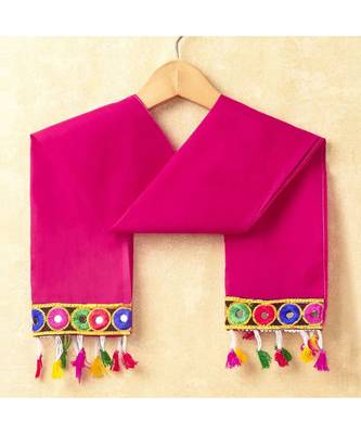 Banjara India Kutchi Emboidered Orange Girls Chaniya Choli with Dupatta (CC-DROP) - WHITE 6