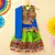 Banjara India Kutchi Emboidered Black Girls Chaniya Choli with Dupatta (CC-DROP) - GREEN