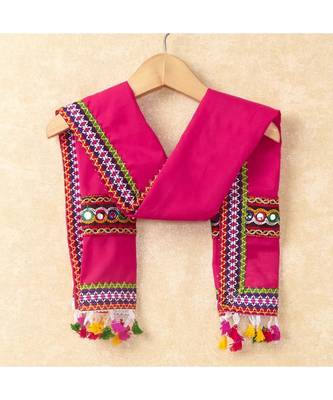 Banjara India Kutchi Emboidered Blue Girls Chaniya Choli with Dupatta (CC-WAVE) - Blue 3