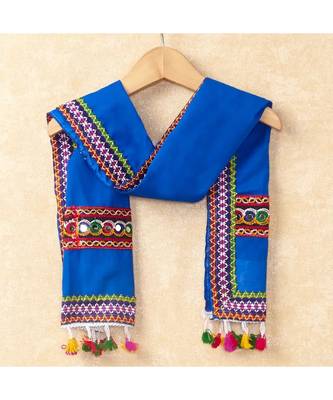 Banjara India Kutchi Emboidered Pink Girls Chaniya Choli with Dupatta (CC-WAVE) - Pink 3