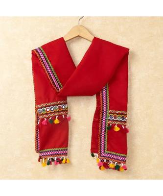 Banjara India Kutchi Emboidered Yellow Girls Chaniya Choli with Dupatta (CC-RING) - YELLOW 6
