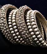 Silver bangles-and-bracelets