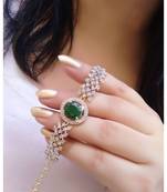 Green diamond bracelets