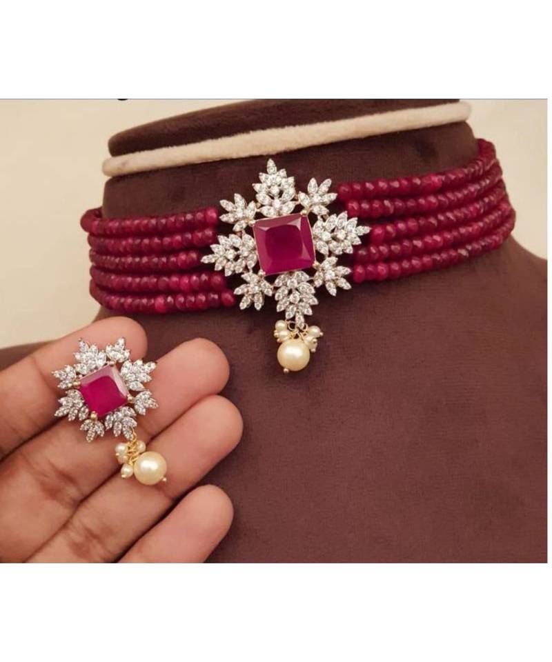 Red necklaces