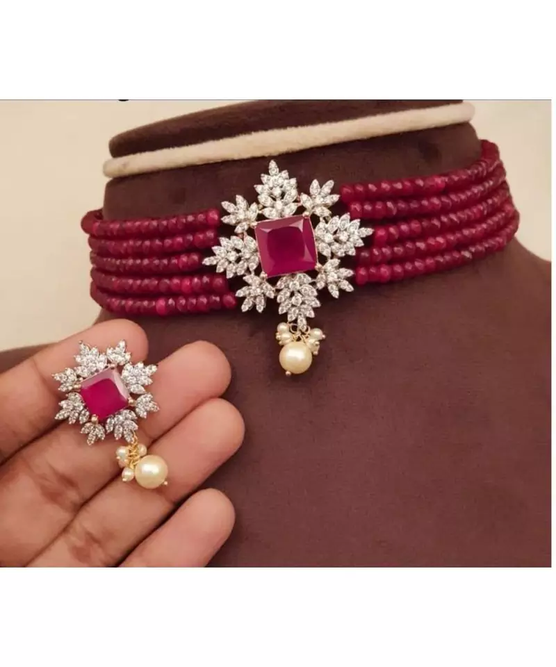 Red necklaces