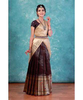 Shivangi Floral Spin  Langa Davani  4