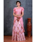 Shivangi Chanderi Digital Print  Langa Voni 