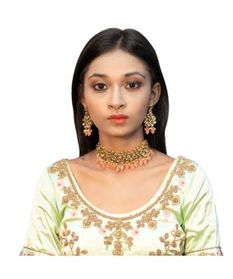 Kundan Choker Neckalce Jewellery set 1