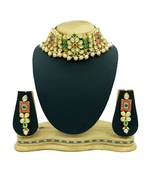 Multicolor Kundan Choker Neckalce Jewellery set