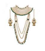 Green Kundan Bridal Jewellery Neckalce set
