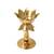 Sristhi Pure Brass Golden Kamal Stand Diya Table Diya4 inch