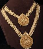 Gold agate necklaces