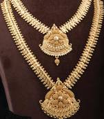 Gold agate necklaces