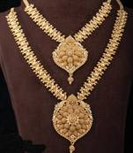 Gold agate necklaces