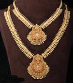 Gold agate necklaces