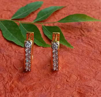 Gold earrings 2