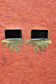 Gold earrings