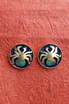 Gold earrings