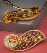 Multicolor agate hair-accessories