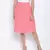 Vegas pink button down casual women skirt