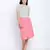 Vegas pink button down casual women skirt