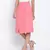 Vegas pink button down casual women skirt