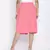 Vegas pink button down casual women skirt