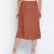 Troffer Brown button down women skirt