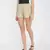 Basic Beige Women's Smocked waist Shorts