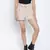 Cream dream trendy women linen blend shorts