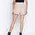 Cream dream trendy women linen blend shorts