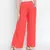 Ruby Red  flush maternity Smocking Waist pants